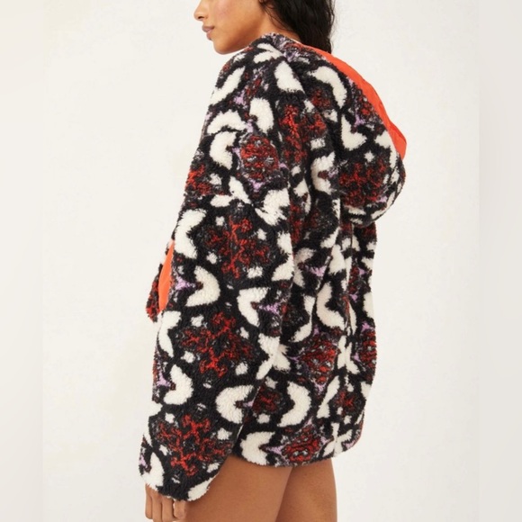 Free People Movement Jacquard Elevation Reversible Fleece Snowcap Combo Size S - Picture 2 of 8